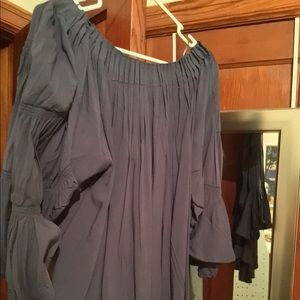 NWOT Sundance indigo blouse in medium.